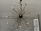 Ottone Sputnik vintage grande con cristales de Murano, años 90, Imagen 1