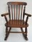 Rocking Chair Windsor pour Enfant Antique, 1850 1