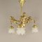 Vintage French Brass Chandelier, 1910s 9