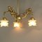 Vintage French Brass Chandelier, 1910s, Image 8