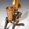 Antique English Scholars Microscope in Brass, 1890s, Image 9