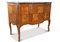 19th Century French Louis XVI Rosewood Banded Kingwood Commode with Cabriole Legs, Image 3