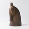 Figura de cabeza de caballo vintage de cerámica de Anette Edmark, años 90, Imagen 1