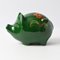 Vintage Italian Green Pig Money Box from Sica / Sicart, 1970s, Image 1
