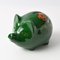 Vintage Italian Green Pig Money Box from Sica / Sicart, 1970s 2