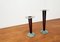 Vintage Postmodern Italian Wood and Stone Candleholders, 1980s, Set of 2 5