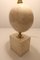 French Travertine Table Lamp by Philippe Barbier, 1970s 7