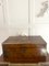 Victorian Burr Walnut Brass Bound Writing Box, 1878, Image 1