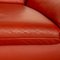 Lounge Chair in Red Leather from Koinor Rossini 4