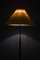 Lámpara de pie trípode de acero y palisandro de Jo Hammerborg, años 60, Imagen 6