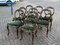 Walnut Balloon Back Dining Chairs, Set of 8 6