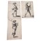 Original Engraving with Soldiers Characters, Set of 3, Image 1