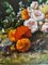 Nature Morte Aux Fleurs, Peinture Huile Sur Cuivre 5