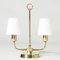 Brass Table Lamp from Uppsala Armaturfabrik, 1940s 1