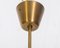 Glass & Brass Pendant attributed to Böhlmarks, Sweden, 1950s, Image 7