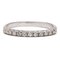 Vintage Riviera Ring in 18k White Gold and Diamonds, 1960s 1