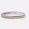Vintage Riviera Ring in 18k White Gold and Diamonds, 1960s 5