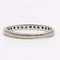 Vintage Riviera Ring in 18k White Gold and Diamonds, 1960s, Image 6