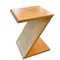 Wooden Zig Zag Table or Stool by Gerrit Thomas Rietveld, 1980s 2