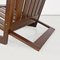 Moderner italienischer Sessel aus schrägen Holzlatten, 1980er 12