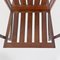 Italian Modern Slanted Wood Armchair, 1980s 7