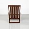 Italian Modern Slanted Wood Armchair, 1980s, Image 5