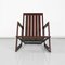 Italian Modern Slanted Wood Armchair, 1980s, Image 6