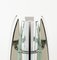 Large Mid-Century Sconces in Colored Glass & Chrome attributed to Veca, Italy, 1970s, Set of 2 15