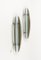 Large Mid-Century Sconces in Colored Glass & Chrome attributed to Veca, Italy, 1970s, Set of 2, Image 9