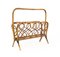 Mid-Century Rattan and Bamboo Magazine Rack, Italy, 1960s 6