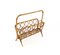 Mid-Century Rattan and Bamboo Magazine Rack, Italy, 1960s, Image 5