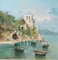 G.Masini, Naval Scene, Oil on Canvas, 20th Century, Framed 2