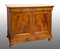French Louis Philippe 2-Door Cappuccina Sideboard in Walnut, 19th Century 1