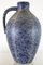 Vase Allemagne de l'Ouest - Bleu - Blanc Vintage Mid-Century 2