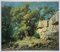 Louis Delorme, Foresta e rocce, fine XIX secolo, Olio su tela, Immagine 1