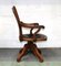 American Wooden Swivel Armchair, Image 4