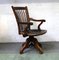 American Wooden Swivel Armchair 1