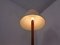 Lámpara de pie danesa grande de teca de Dyrlund, años 60, Imagen 10