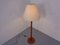 Lámpara de pie danesa grande de teca de Dyrlund, años 60, Imagen 6