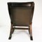 Mid-Century Leather Armchair, Norway, 1970s, Image 10