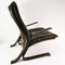 Mid-Century Leather Armchair, Norway, 1970s 5