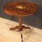 English Side Table in Inlaid Wood, 1950s 7