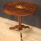 English Side Table in Inlaid Wood, 1950s, Image 7