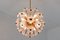 Mid-Century Brass Floral Ceiling Light in the style of Emil Stejnar, 1960s 2