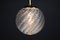 Mid-Century Glass Bowl Pendant, Austria, 1970s 5