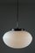 Grande Suspension Mid-Century en Verre Opalin, 1960s 4