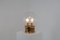 Lampada Mid-Century grande in ottone con globo in vetro soffiato, anni '70, Immagine 5