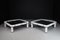 White Ceramic and Brass Coffee Tables, 1970s, Set of 2, Image 17