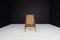 Fauteuil en Acajou et Tissage, 1950s 11