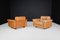 Swiss DS 45 Lounge Chairs in Patinated Leather from de Sede, 1970s, Set of 4 9